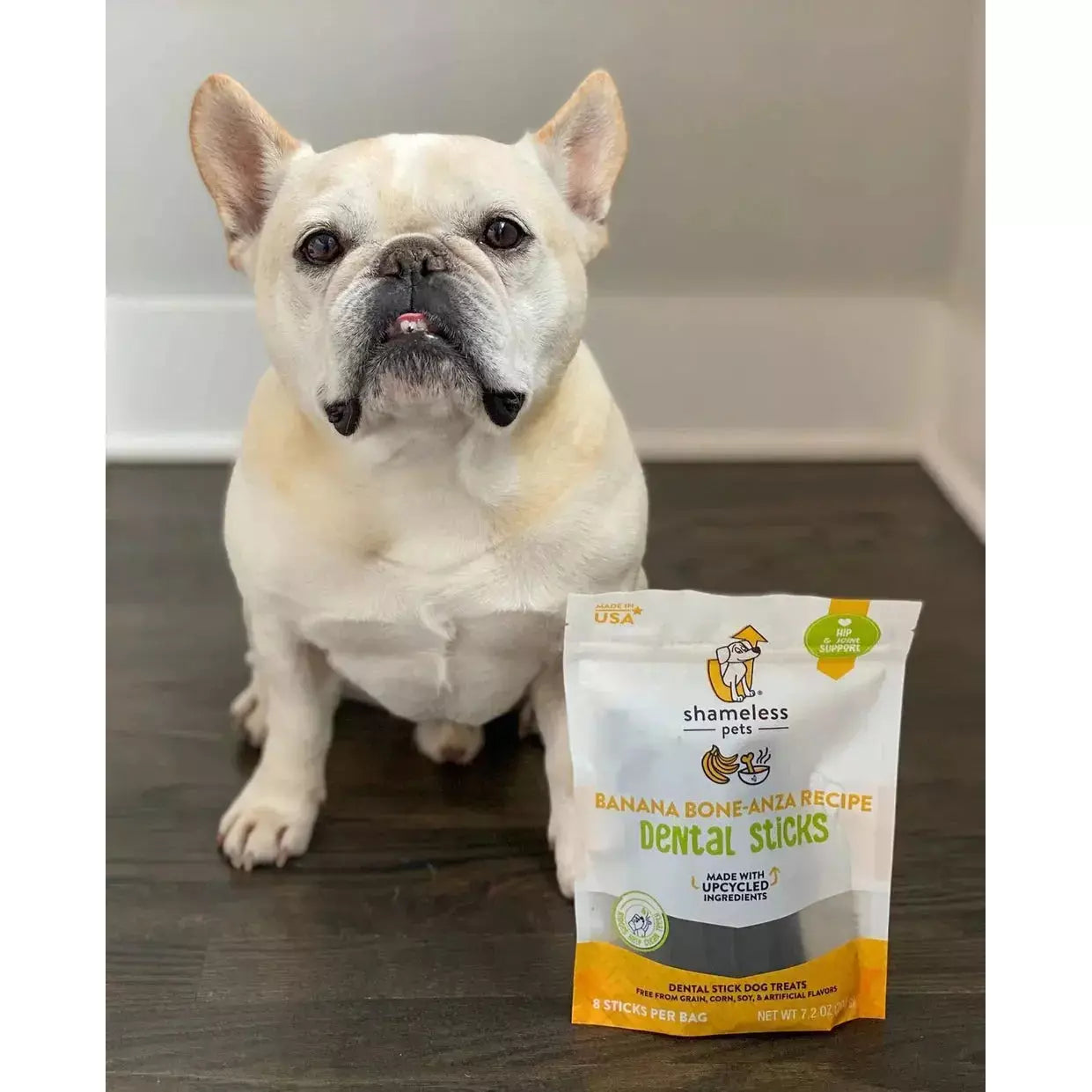 Shameless Pets Dental Dog Treats - Banana Bone-anza Flavored