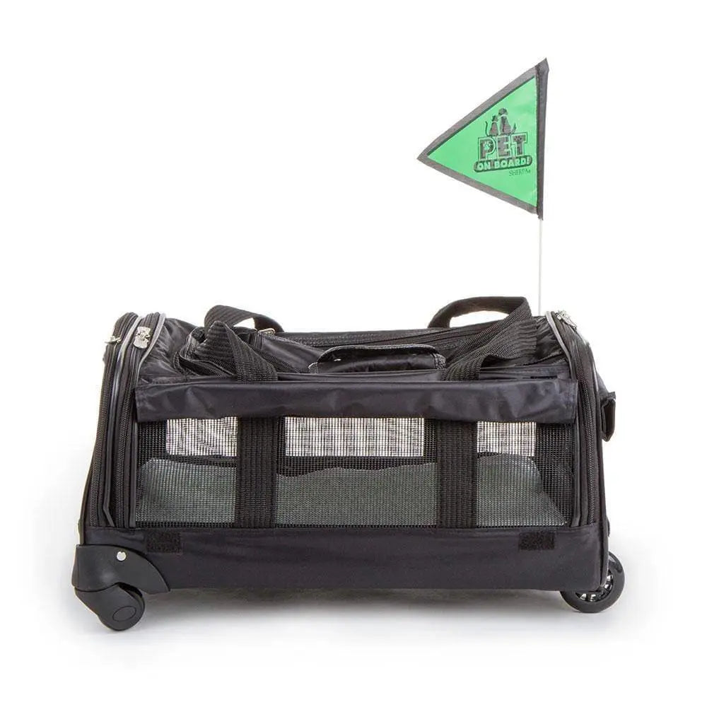 Sherpa™ Premium Wheeled Carrier Bag for 5 - Lbs Dogs, 20 X 12.25 X 10.5 Inch