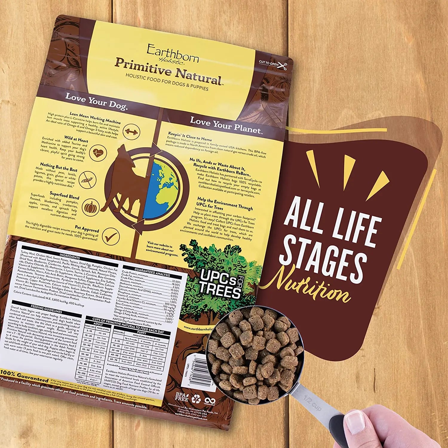 Earthborn Holistic Grain-Free Primitive Natural High-Protein Turkey Dry Dog Food