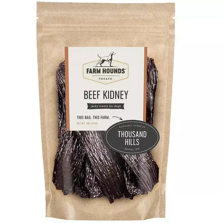 Farm Hounds All - Natural Dehydrated Dog Treats Made from Pure Beef Kidney