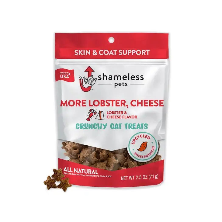 Shameless Pets Premium Lobster & Cheese Crunchy Cat Treats