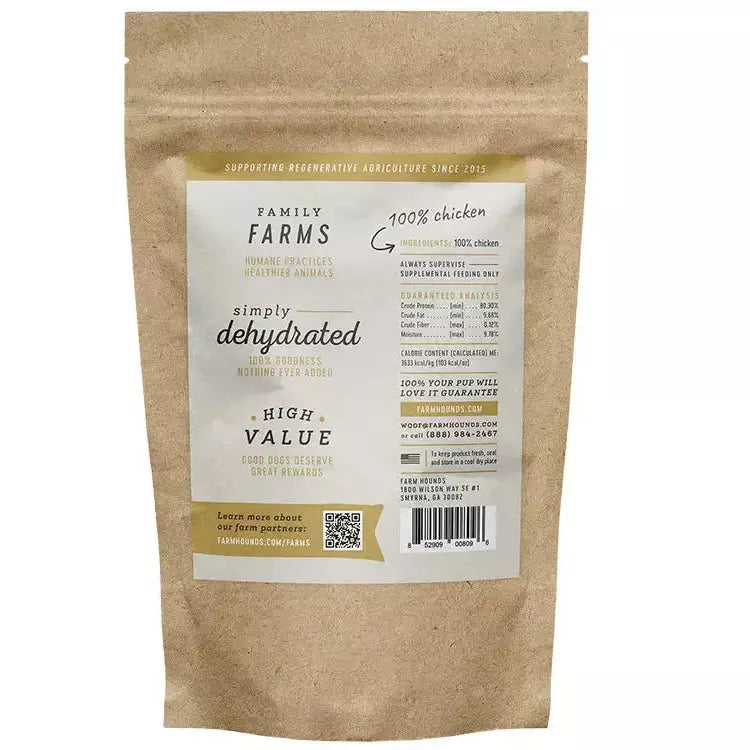 Farm Hounds All - Natural, Healthy and Super - Delicious Dehydrated Dog Jerky Treats, 3.5 Ounce Package