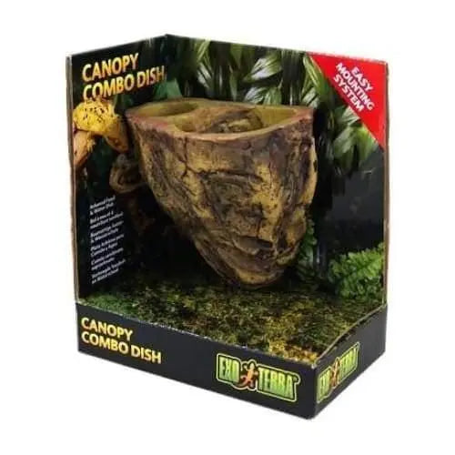 Exo Terra Canopy Combination Food and Water Dish for Tree - Dwelling Reptiles