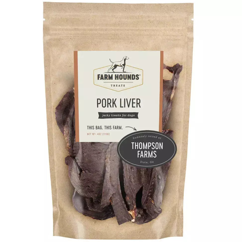 Farm Hounds All - Natural Dehydrated Pork Organ Dog Treats for Canine Companions