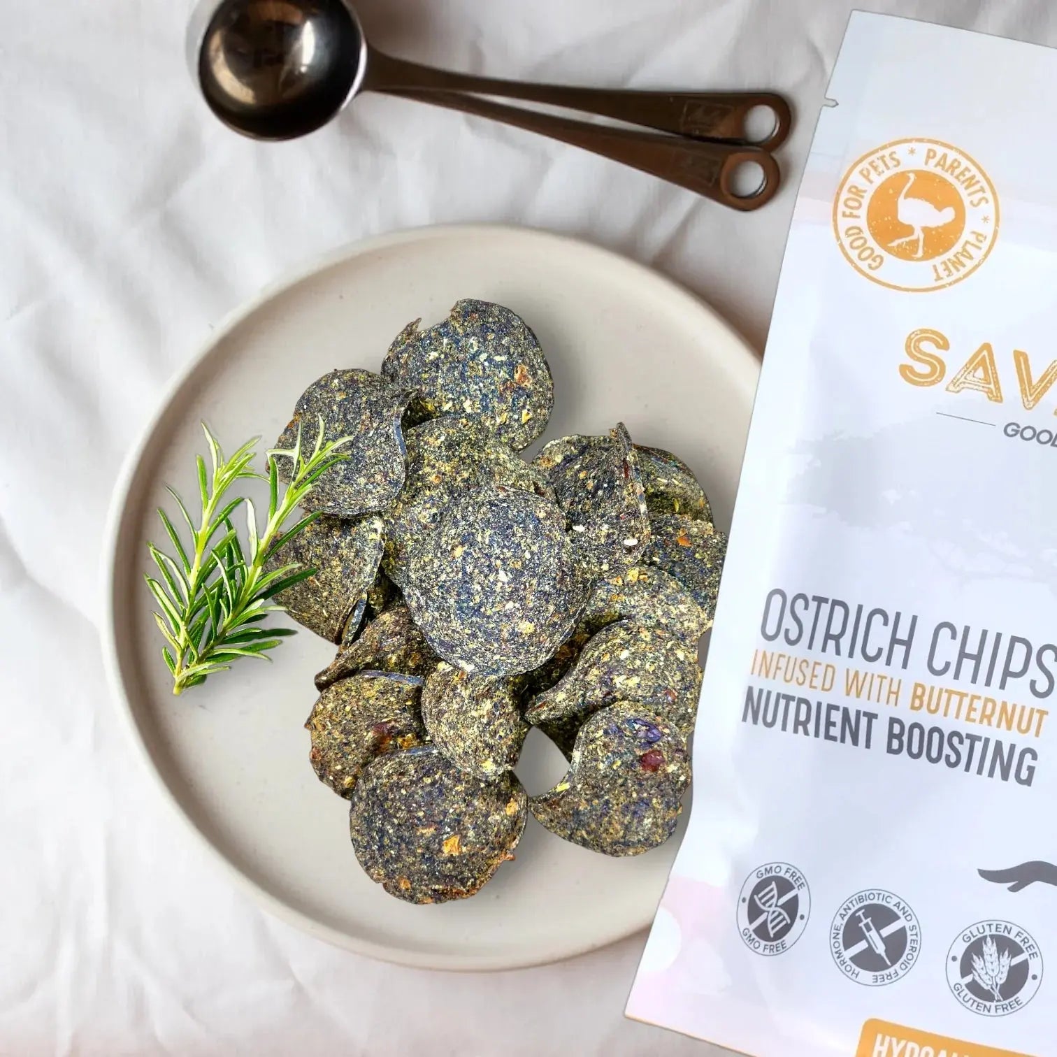 Savannah Hypoallergenic Ostrich & Nutritious Butternut Dog Treats - 2.5oz