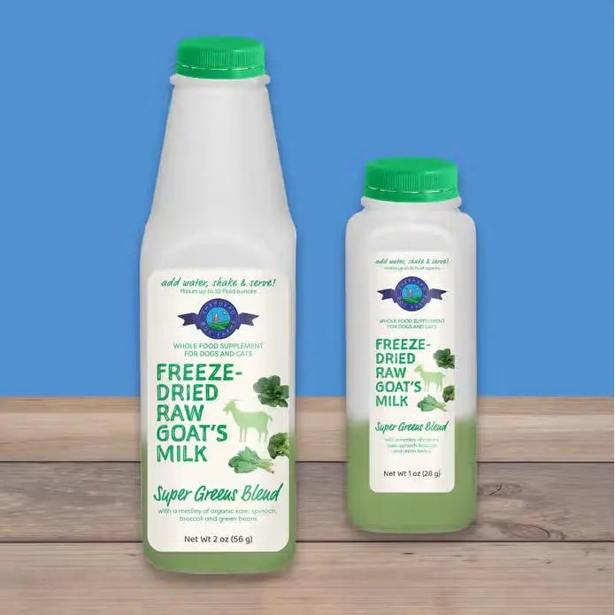 Shepherd Boy Farms Premium Freeze - Dried Super Greens Raw Goat Milk Blend