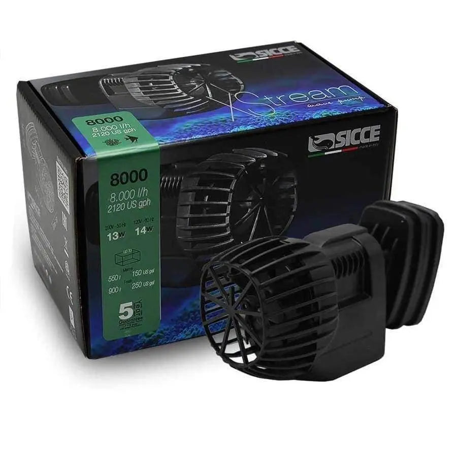 Sicce XSTREAM 8500 Wave Pump - High - Performance 2120 GPH Aquarium Pump