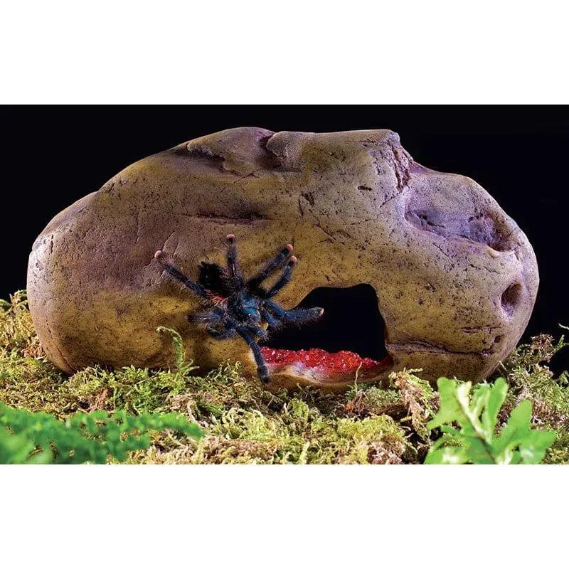 Exo Terra Decorative Crystal Cave Hideout for Reptiles and Amphibians in Terrariums