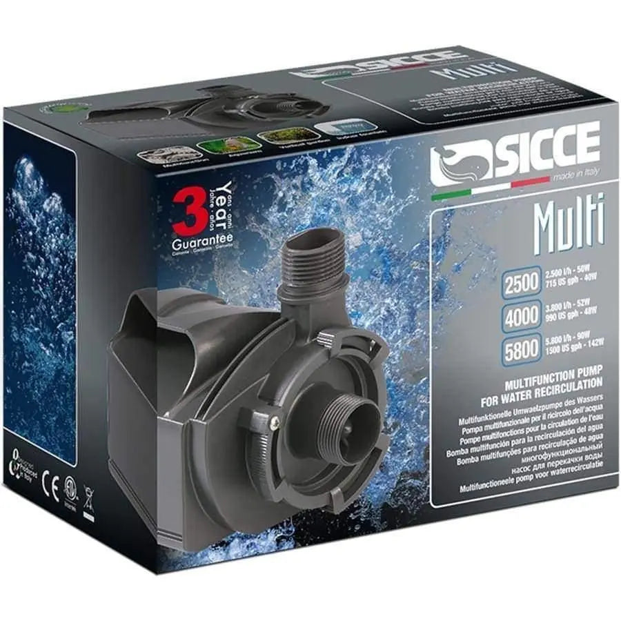 Sicce MULTI 2500 Water Pump with a Flow Rate of 715 Gallons Per Hour