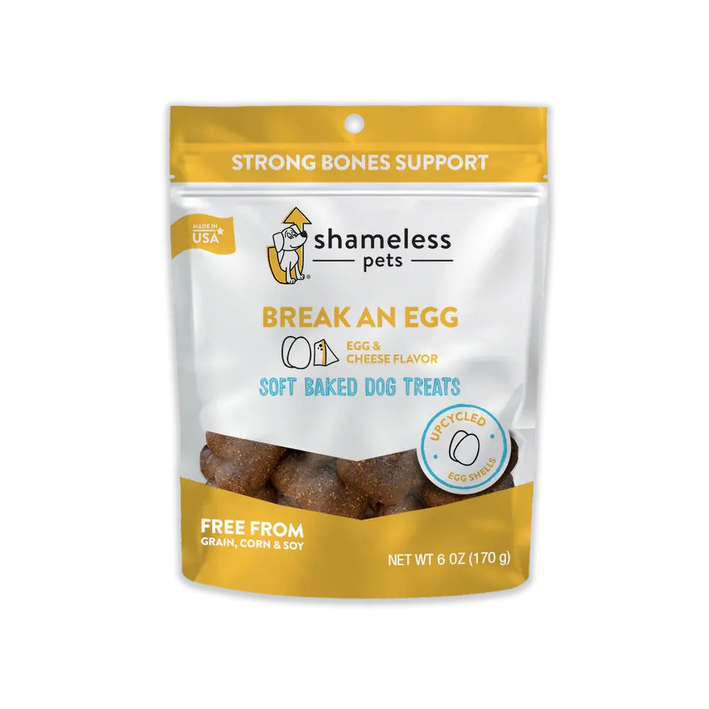Shameless Pets All - Natural Soft Baked 'Break an Egg' Dog Treats with Added Calcium