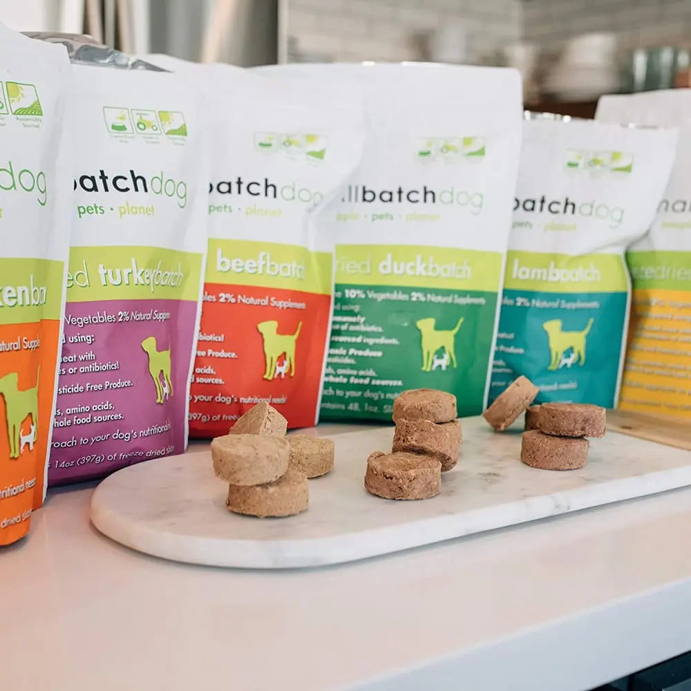 Smallbatch Pets Premium Freeze-Dried Chicken Sliders Raw Dog Food Diet