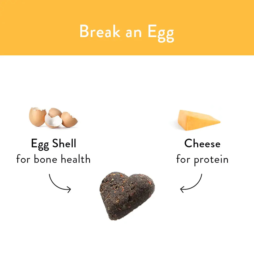 Shameless Pets All - Natural Soft Baked 'Break an Egg' Dog Treats with Added Calcium