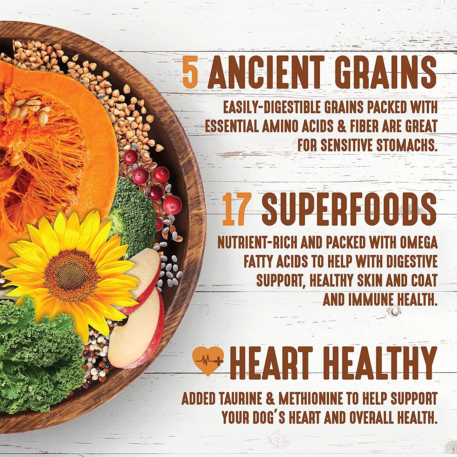 Earthborn Holistic® Unrefined™ Dog Food: Smoked Turkey with Ancient Grains & Superfoods