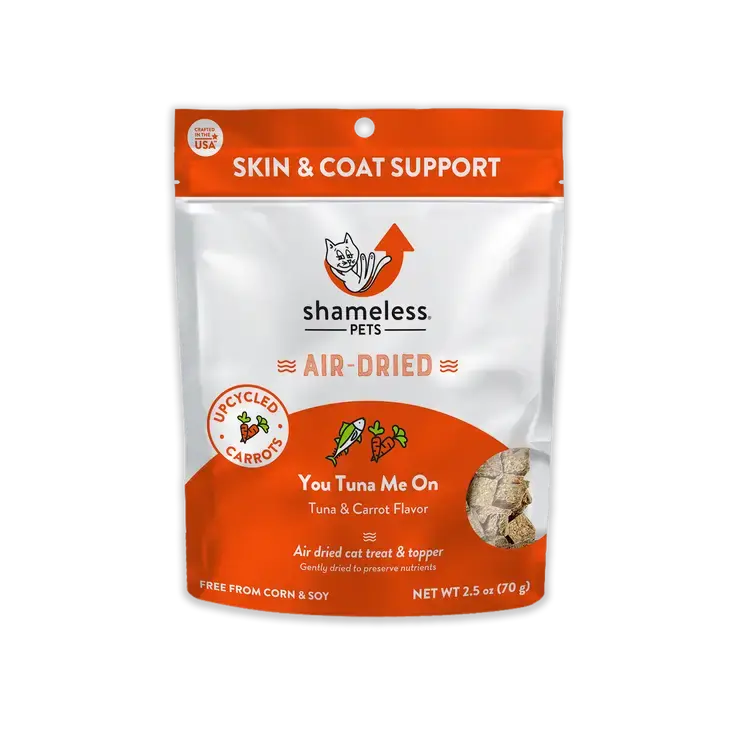 Shameless Pets Air-Dried Cat Treat and Topper - You Tuna Me On