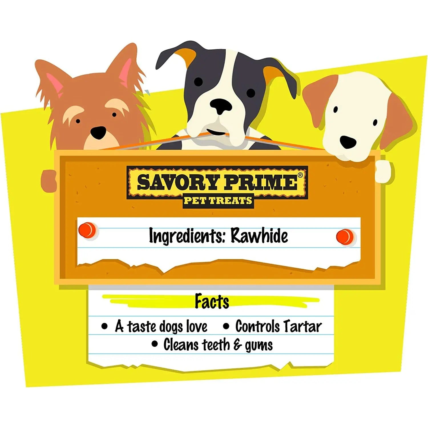 Premium Savory White Prime Bone Value Pack for Dogs