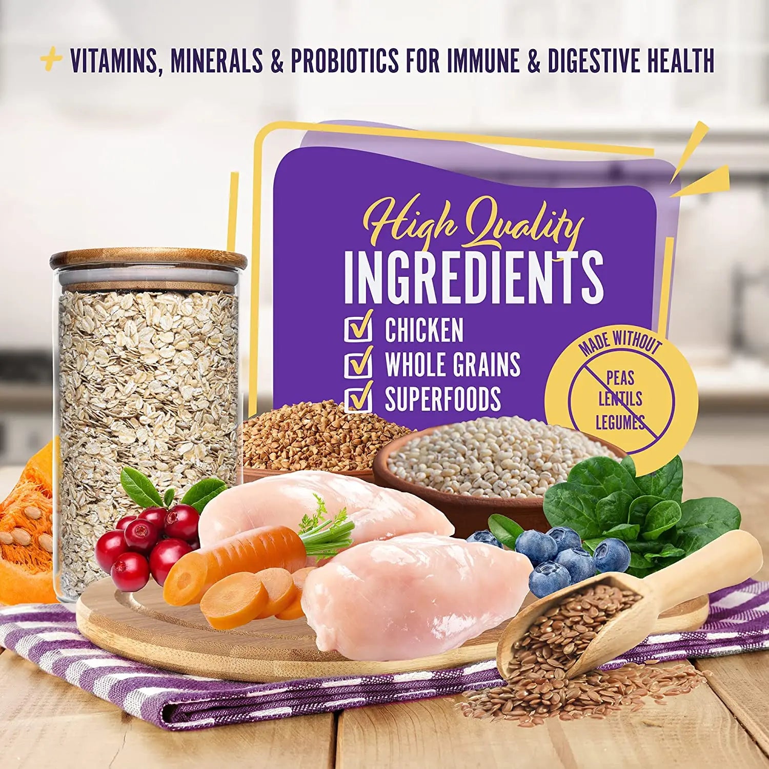 Earthborn Holistic® Grain - Free Dry Dog Food for Puppies - Puppy Vantage™