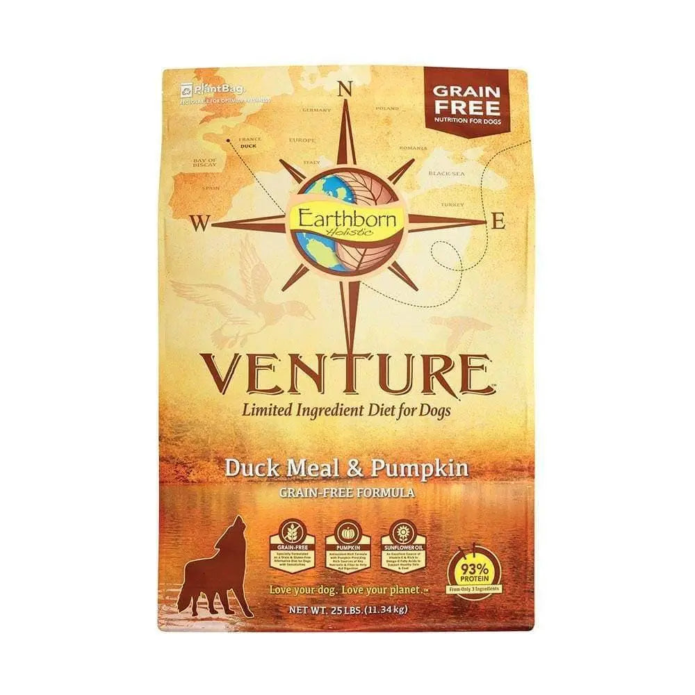 Earthborn Holistic® Venture™ Grain - Free Duck Meal & Pumpkin Dog Formula