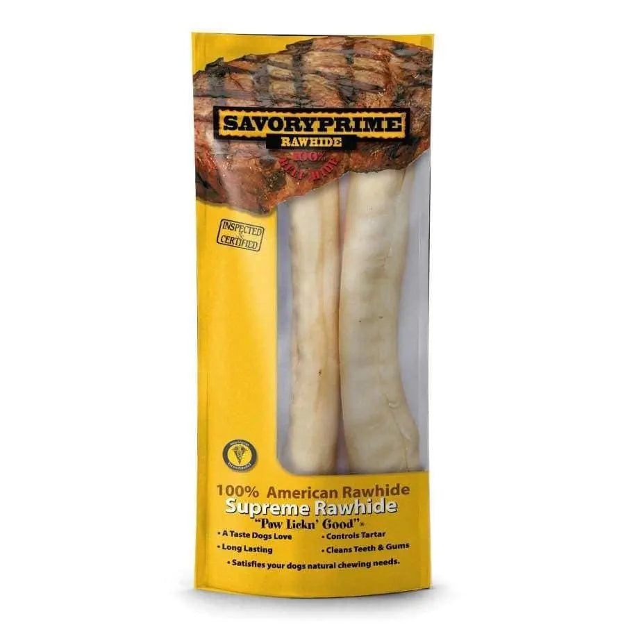 2-Pack of 10-Inch White Savory Prime Dog Retriever Rolls
