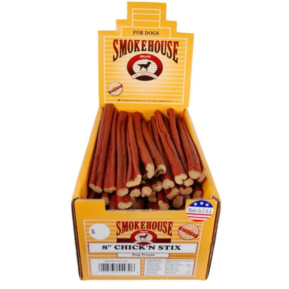 USA-Made, All-Natural Smokehouse Chicken Sticks - Ideal Dog Treats