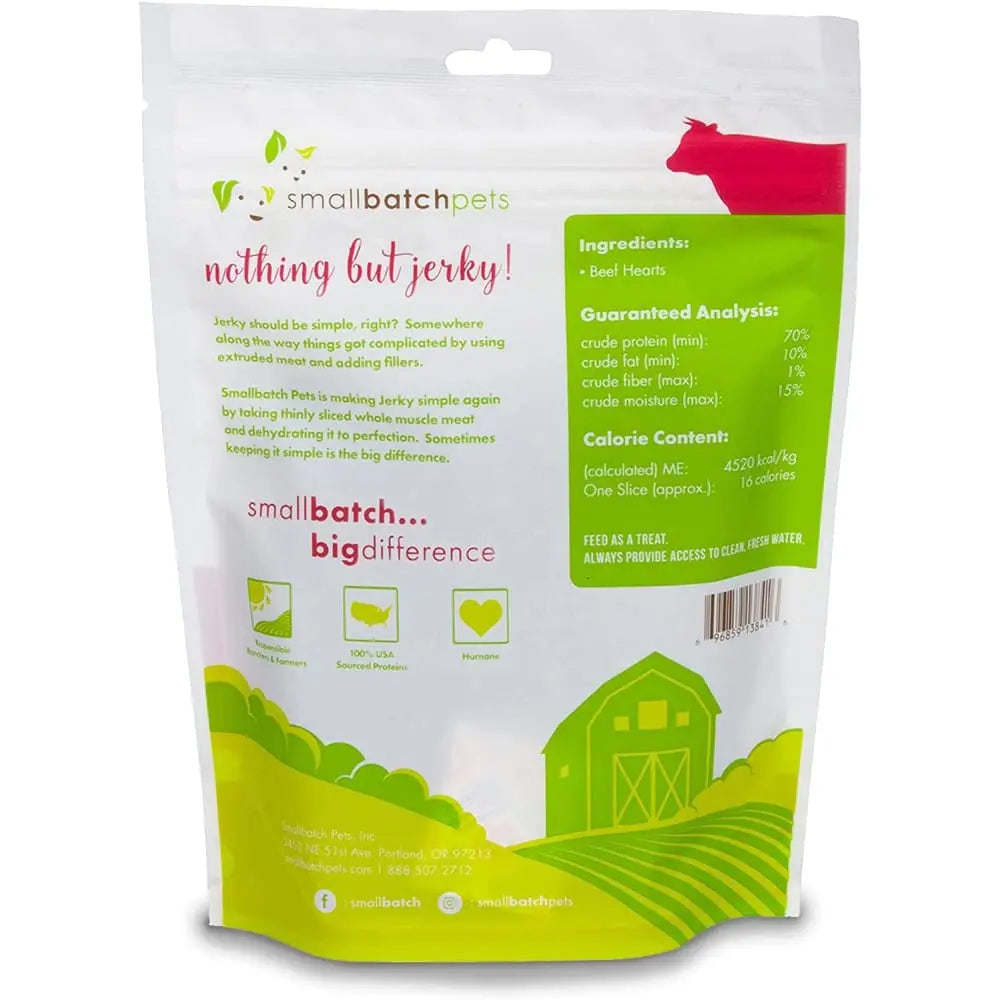 Small-batch Premium All-natural Beef Jerky Treat for Dogs and Cats - 4 Ounce Pack