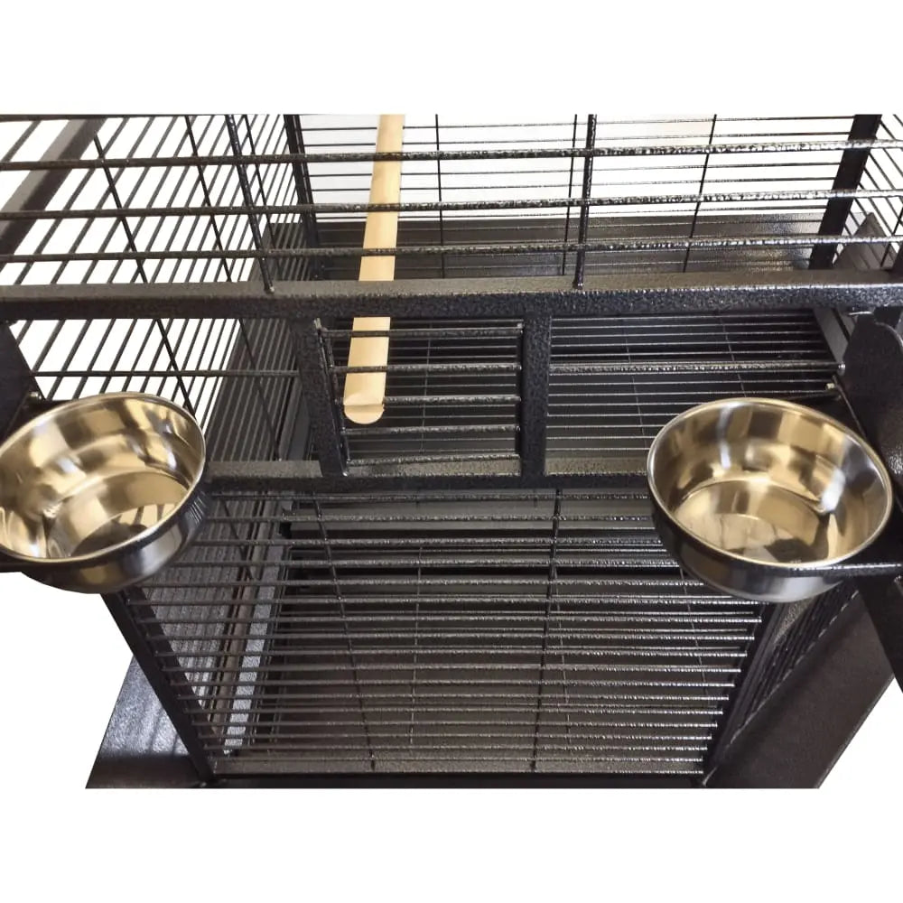 Extra Large-Sized Corner Bird Cage with Dimensions of 42x42x73 Inches