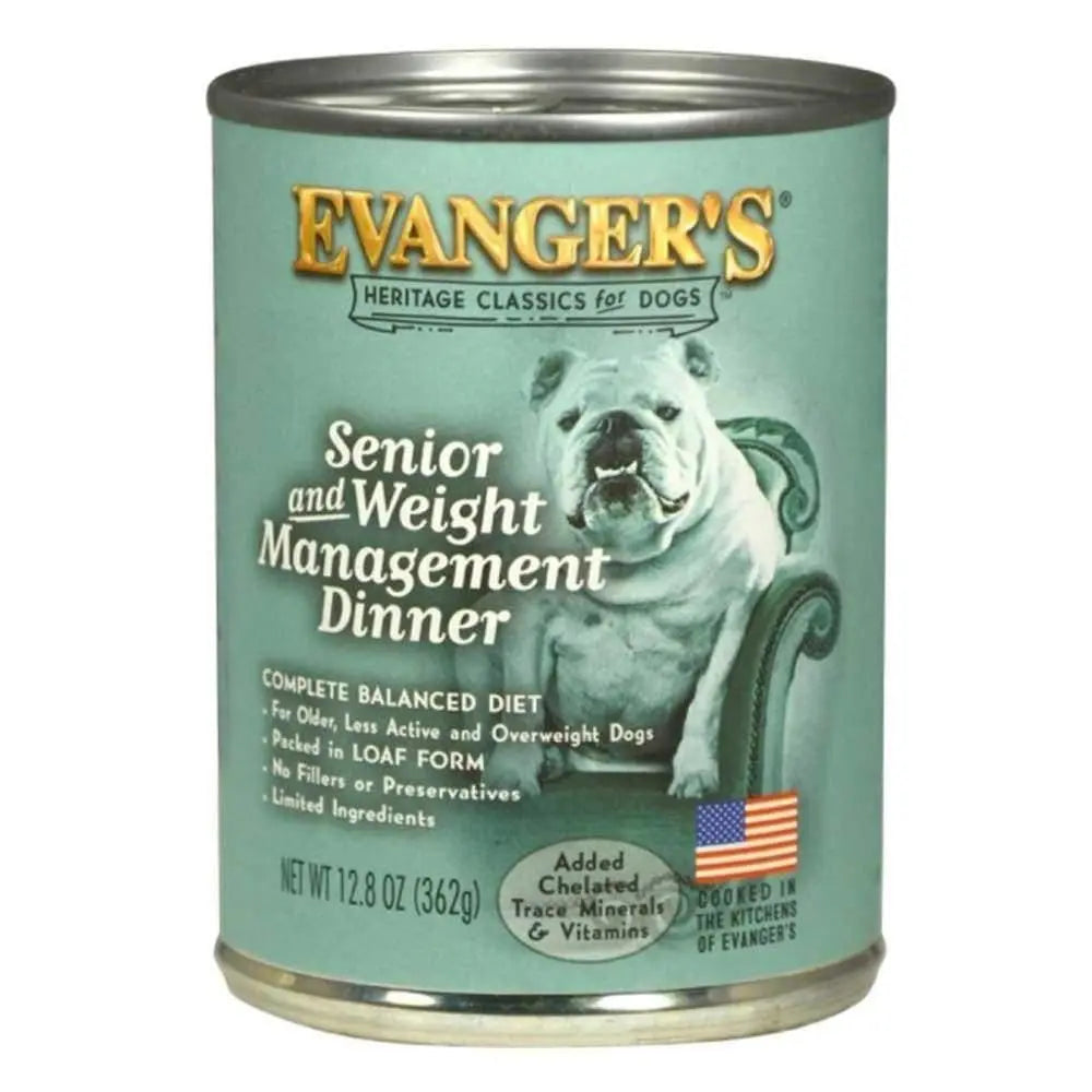 Evanger's Heritage Classic 12.8 oz Canned Dog Food for Senior & Weight - Managed Dogs, Case of 12