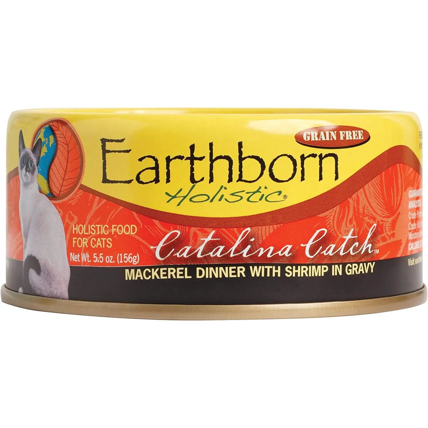 Earthborn Holistic Grain-Free Wet Cat Food - Catalina Catch with Wild-Caught Mackerel and Shrimp
