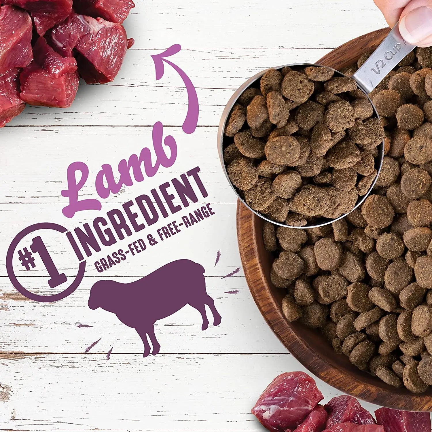 Earthborn Holistic® Unrefined™ Premium Dog Food: Roasted Lamb Combined with Ancient Grains and Nutrient - rich Superfoods