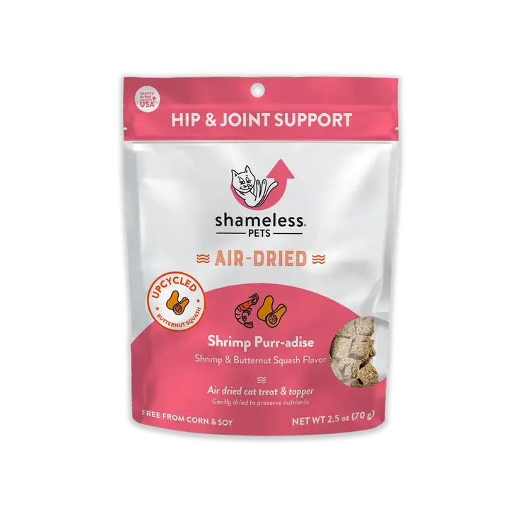Shameless Pets Luxury Air-Dried Shrimp Cat Treats & Meal Topper