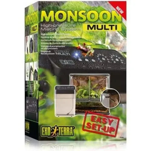 Exo Terra High-Pressure Programmable Monsoon Multi Misting System for Terrariums and Greenhouses