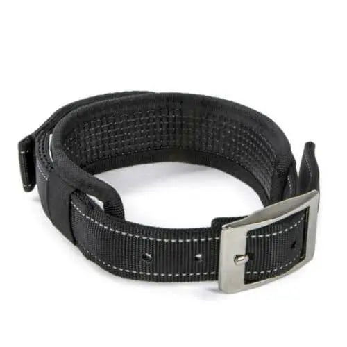 Sherpa's Pet Trading Co. Integrated Leash Dog Collar in Black