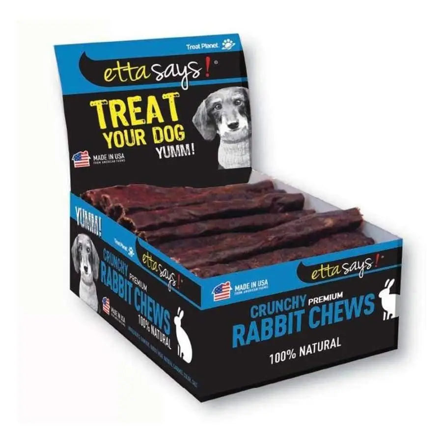 Etta Says! High - Quality 7 - Inch Crunchy Rabbit Dog Treats