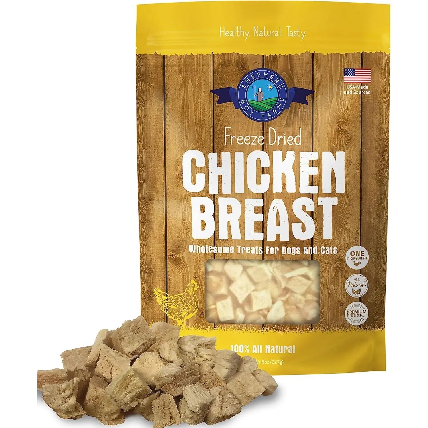 Shepherd Boy Farms High - Quality Freeze - Dried Chicken Breast Treats for Dogs