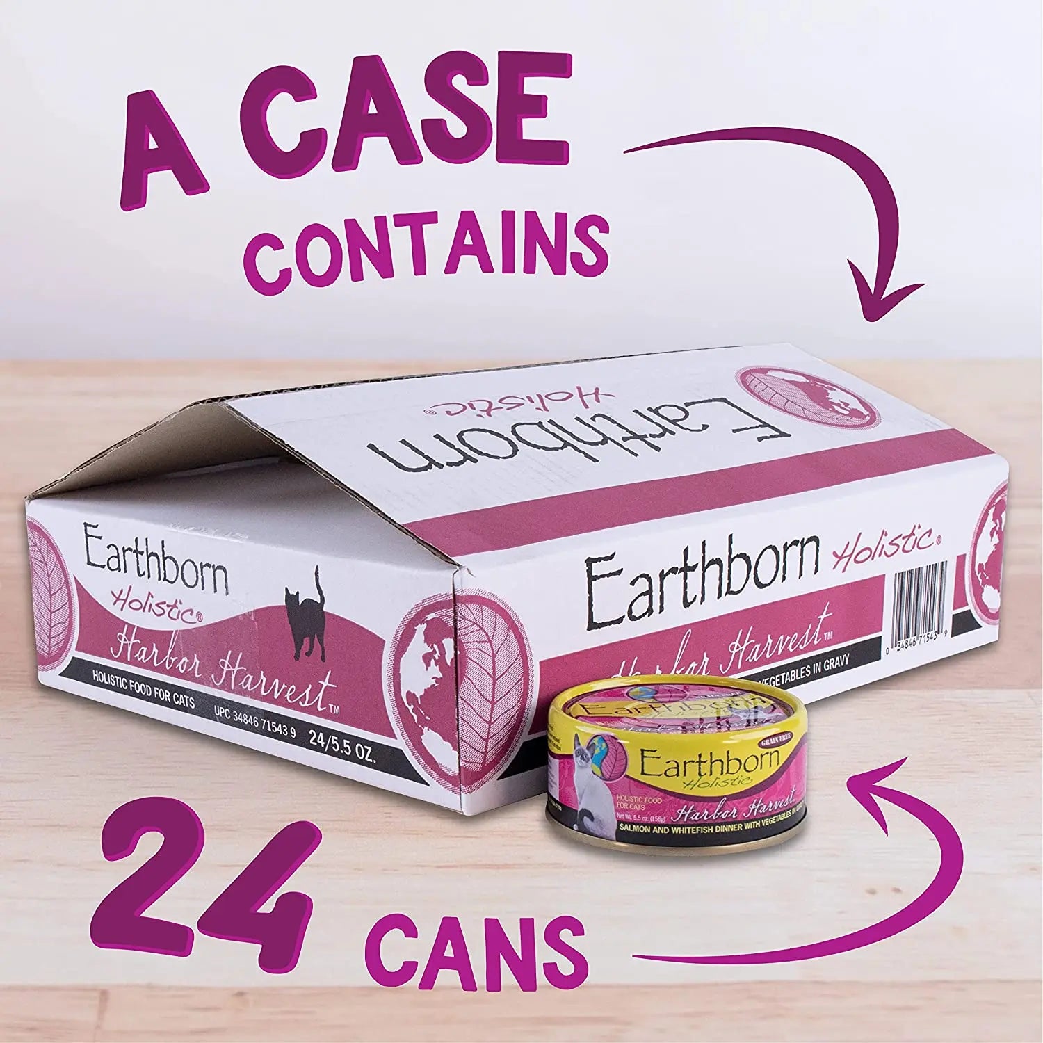 Earthborn Holistic Grain-Free Wet Cat Food: Harbor Harvest with Seafood Delight
