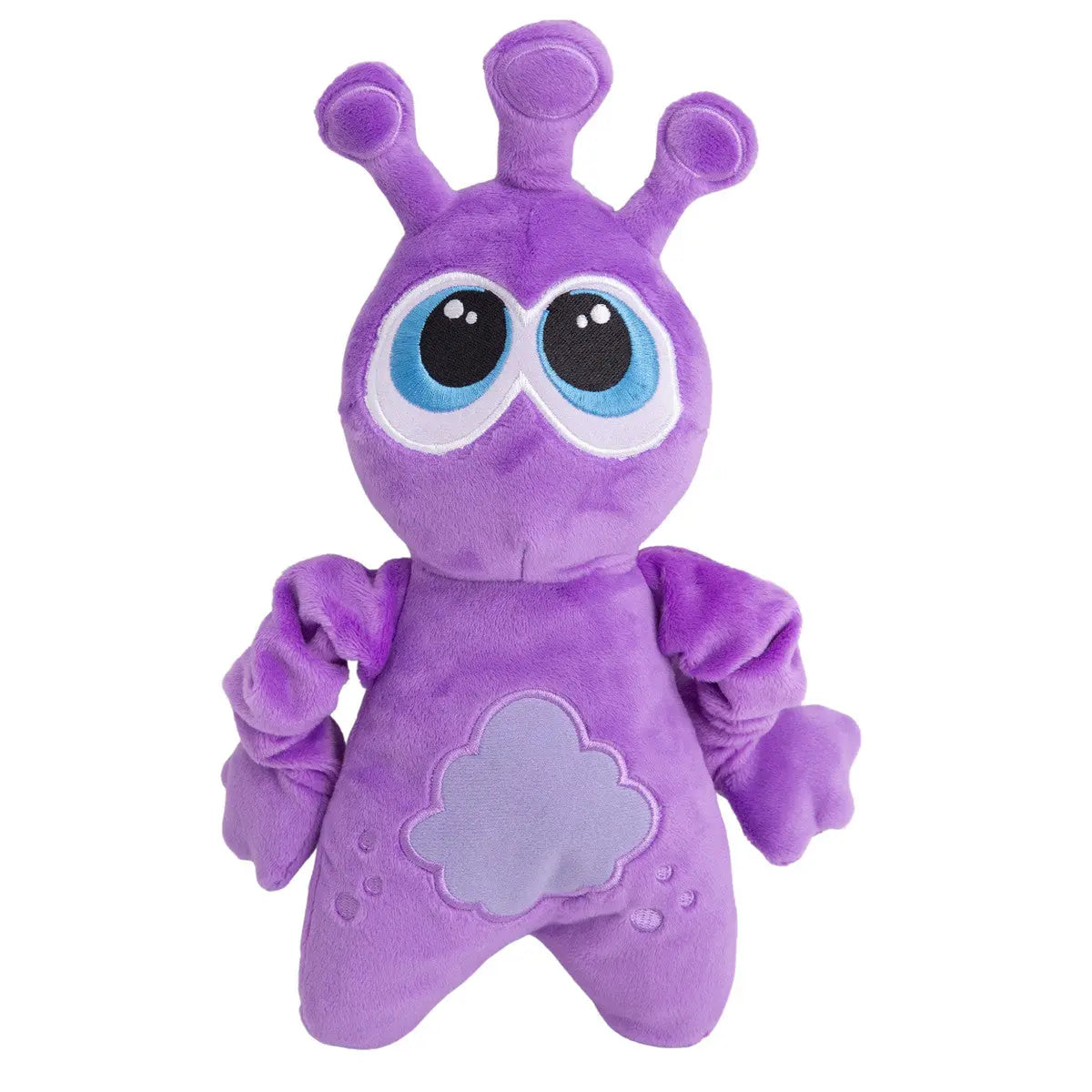 SnugArooz 11 - inch Soft Purple Starla the Alien Plush Dog Toy for Endless Fun