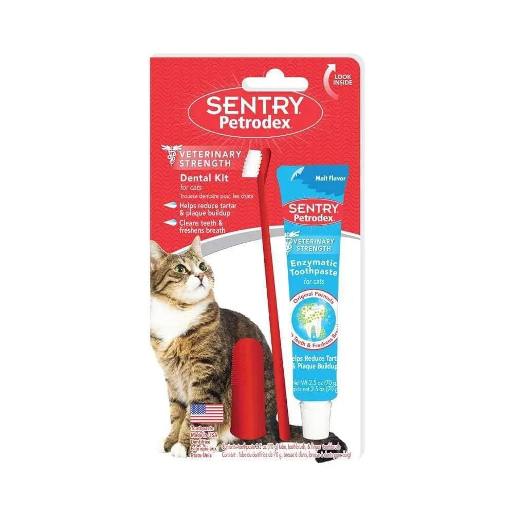 Sentry® 2.5 Oz Petrodex Cat Dental Care Kit with Tasty Malt Toothpaste