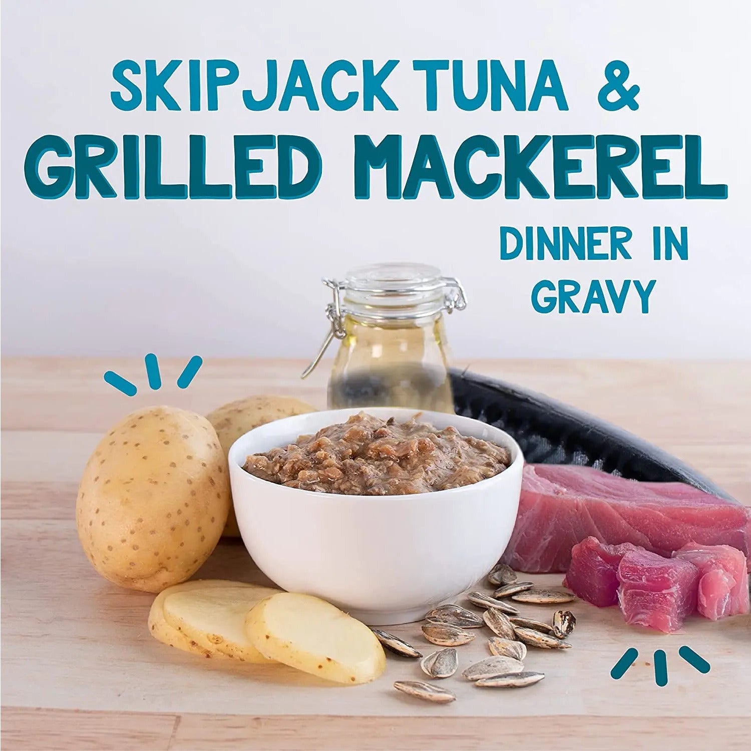 Earthborn Holistic Grain-Free Wet Cat Food - Monterey Medley with Skipjack Tuna and Grilled Mackerel