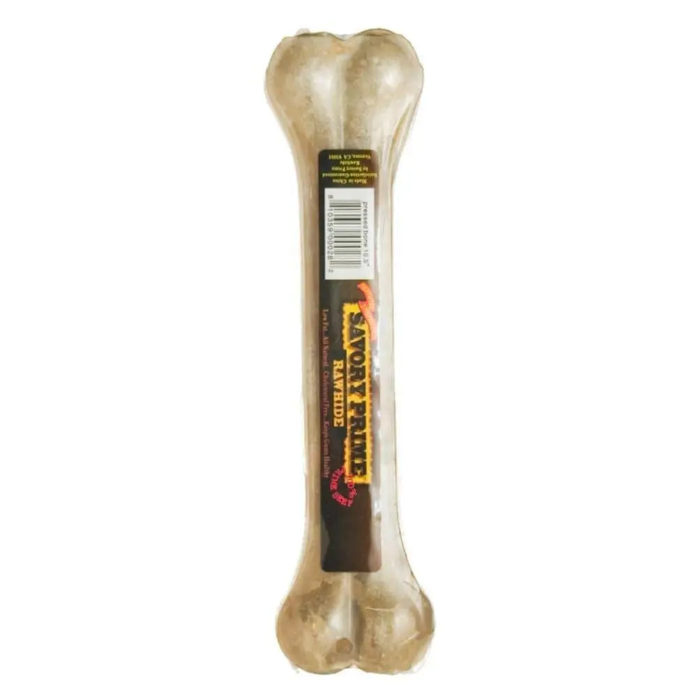 Delicious Savory Prime Pressed Natural Beef Hide Bone Dog Treats
