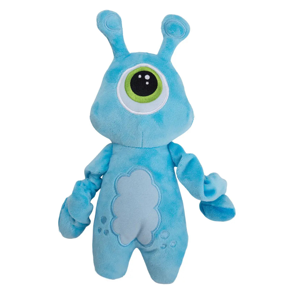 SnugArooz 11-Inch Luna the Alien Eco-Friendly Plush Dog Toy for Endless Fun