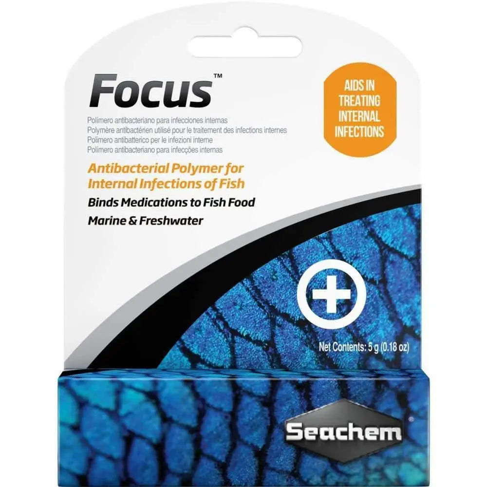 Seachem Laboratories Focus Antibacterial Polymer for Fish Internal Infections
