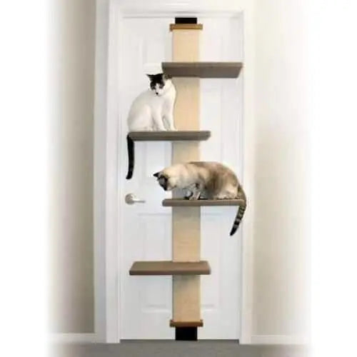 SmartCat Innovative Multi-Level Door-Hanging Cat Climber for Small Spaces