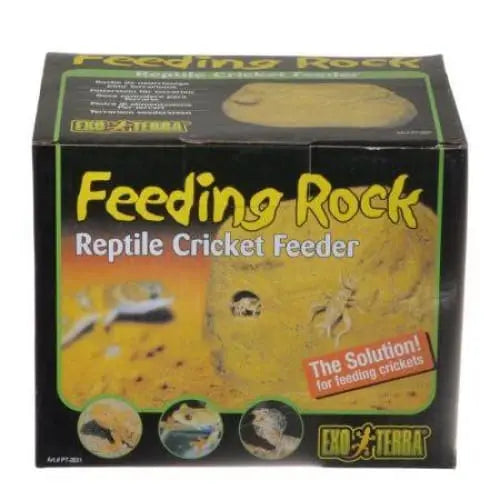 Exo-Terra Reptile Cricket Feeder with Rock-Style Design